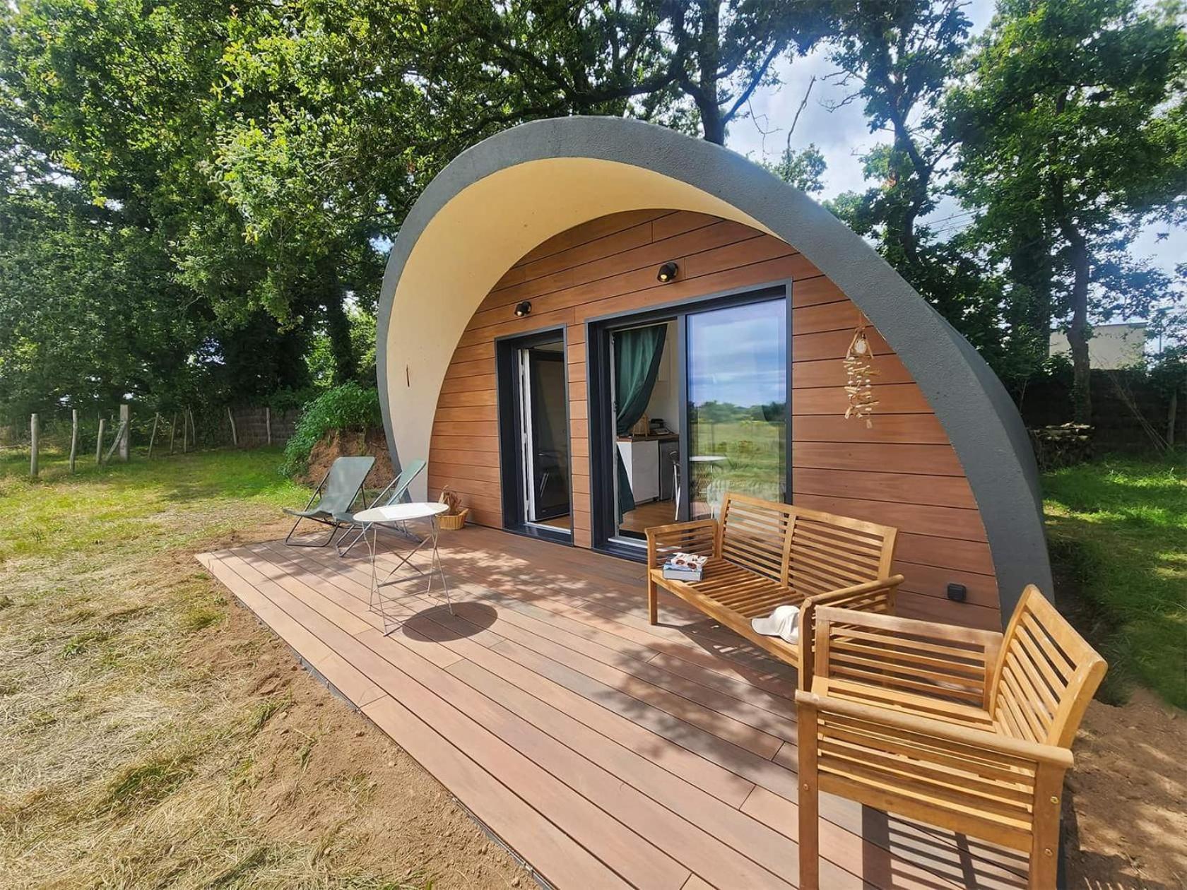 Gites & Tiny Houses Les Hauts De Toulvern Baden Camera foto